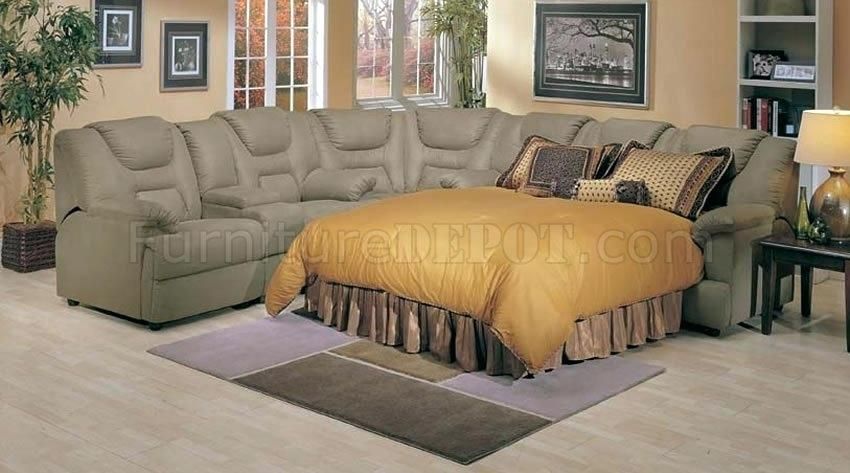 Sectional sofa with pull out bed and recliner : choose the right .