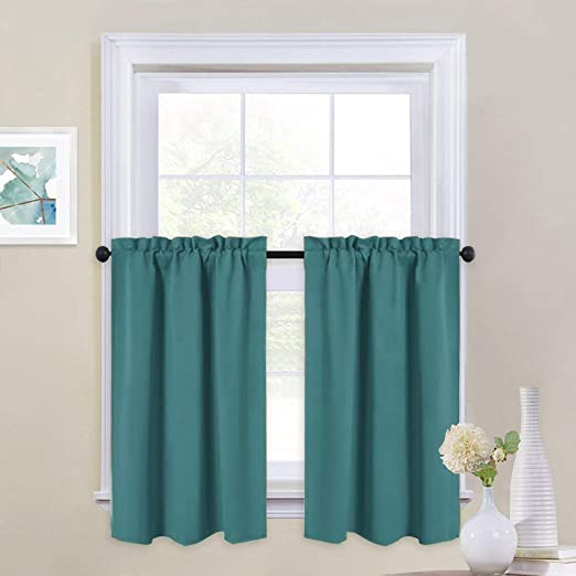 Amazon.com: NICETOWN Short Blackout Curtains for Bedroom - Small .