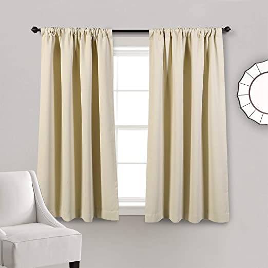 Amazon.com: MYSKY HOME Short Blackout Curtains 54 Inch Length,Room .