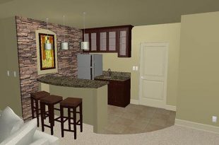 Small basement bar | Small basement bars, Basement remodeling .