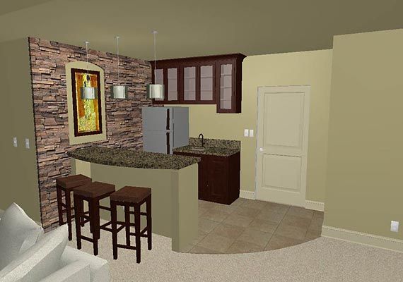 Small basement bar | Small basement bars, Basement remodeling .