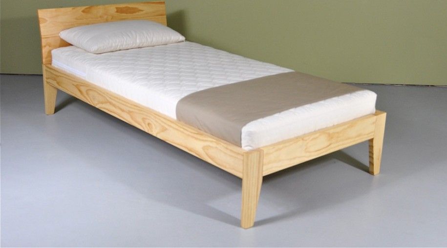 Design idea of building simple wooden bed frame; on your own .