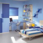 Simple Children Bed Design – golaria.com in 2020 | Blue kids room .