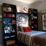 Simple Boys Bedroom Design with Two Shelf | Small boys bedrooms .