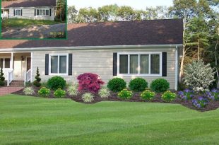 New Home Landscape Design - Gardening Love | Front yard flowers .