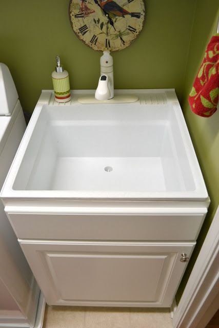House Tour - The Laundry Room | Laundry room sink, Laundry room .
