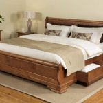 Wooden Sleigh Beds, Traditional Oak King Size Sleigh Bed Frames .
