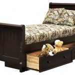 Fordham Twin Size Sleigh Bed with Storage Drawers - Transitional .