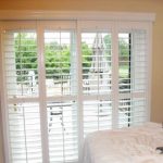 wood sliding patio doors with built in blinds | Sliding Doo