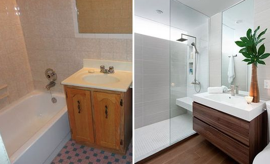 10 Tips On Small Bathroom Makeovers - Residential Remodeling .