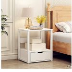 Amazon.com: C-Easy 2-Tier Modern Nightstand with Drawer .