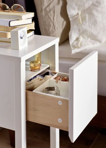 Small Bedside Table With Drawers