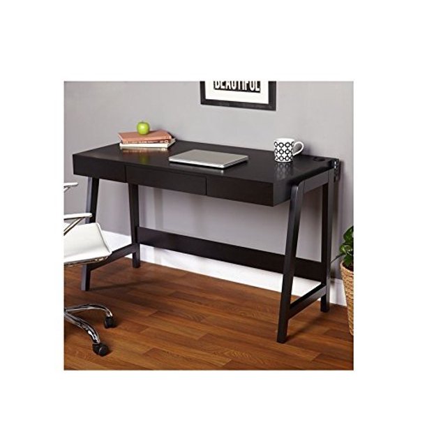 Black Modern Small Corner Computer Desk Is a Perfect Writing Desks .