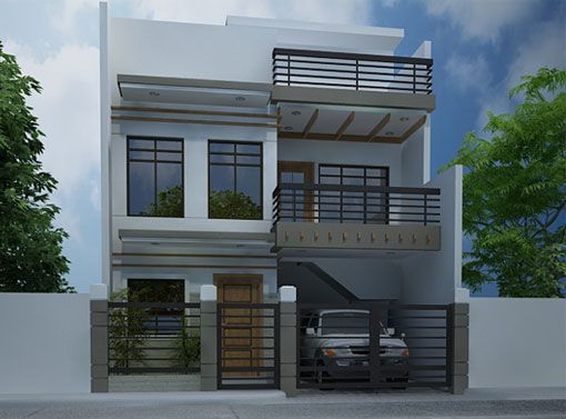 Modern House Designs Series MHD-2012007 | Philippines house design .