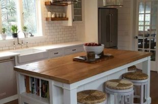 25+ Kitchen Island Ideas with Seating & Storage | Kitchen design .