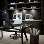 Luxury Small Home Office Ideas | Masculine home offices, Modern .