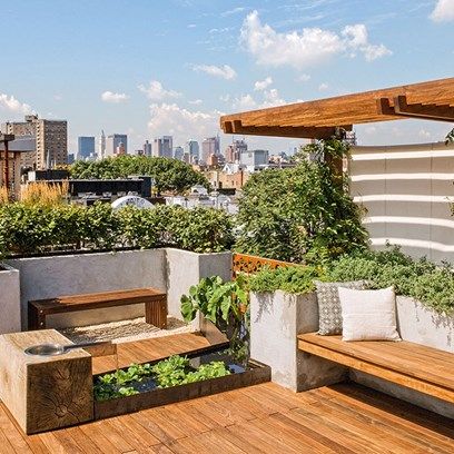Roof Garden Design | Roof garden design, Rooftop design, Rooftop .