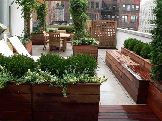 Before & After - Don Statham's Rooftop Terrace Garden in Lower .