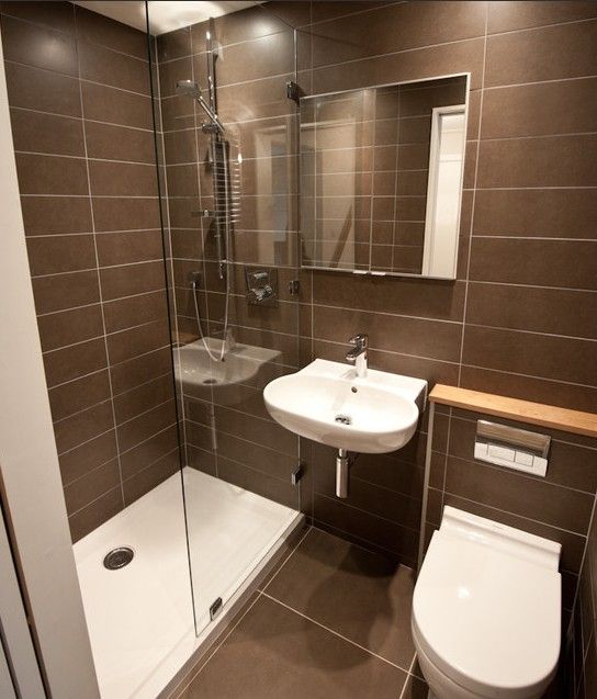 small bathroom ideas ! | Ide kamar mandi, Renovasi kamar mandi .