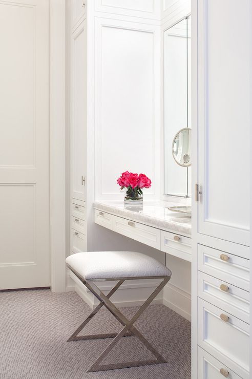 Blair Harris Interior Design - closets - closet vanity, walk-in .