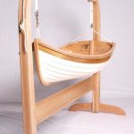 Traditional boat builders baby cradle | Baby cradle, Wooden cradle .