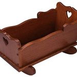 Amazon.com: Peaceful Classics Wooden Baby Doll Crib 18 Inch, Small .