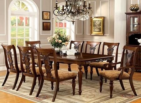 Furniture of America CM3880T6SC2AC $ | Formal dining tables, 8 .