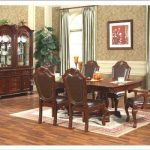 7pc Formal Dining Room Set in Classic Cherry MCFD5004 by MCF Home .