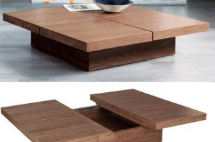 Square wood coffee table with storage | Square wood coffee table .