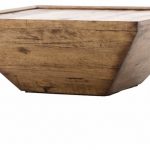 Abby Rustic Reclaimed Wood Square Coffee Table 42" - Rustic .