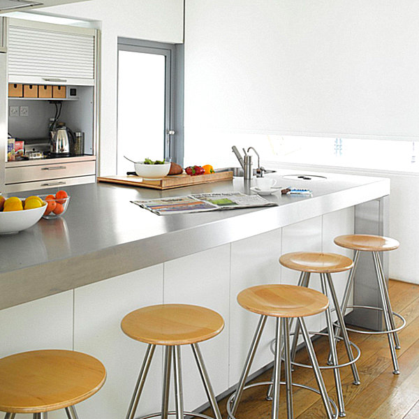 15 Kitchens With Stainless Steel Counterto