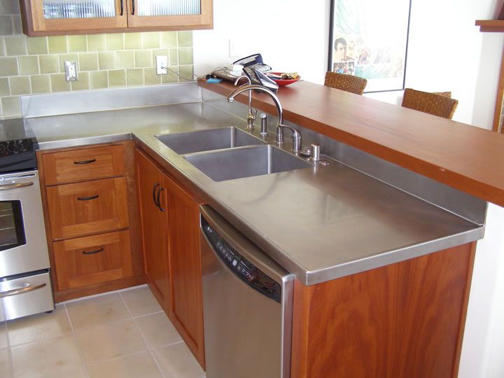 stainless steel countertops | stainless steel non directional .