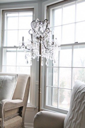 Chandelier Floor Lamps - Ideas on Fot