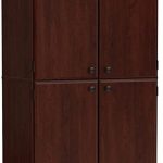 Amazon.com: South Shore Tall 4-Door Storage Cabinet with .