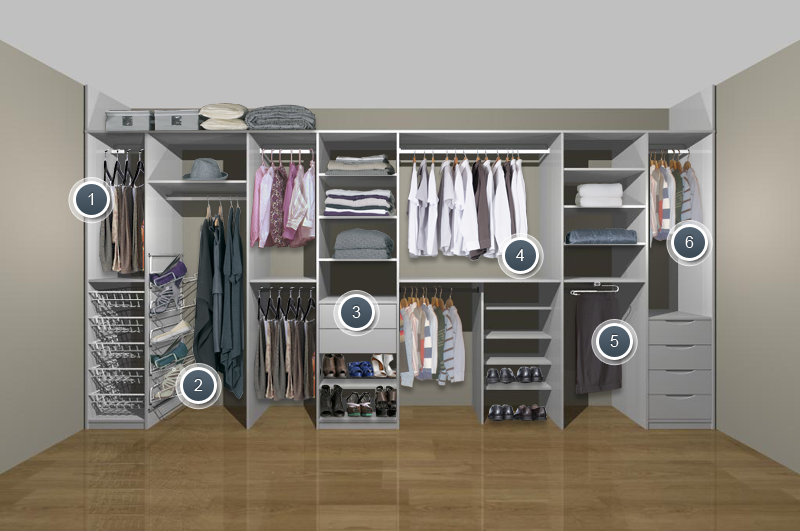 City life and wardrobe solutions Ideas of wardrobe storage .