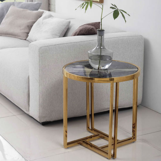 China Home Furniture Living Room Restaurant Coffee Table Golden .