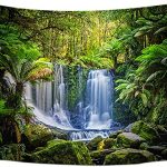 Amazon.com: JAWO Rainforest Tapestry Wall Hanging, Green Tropical .