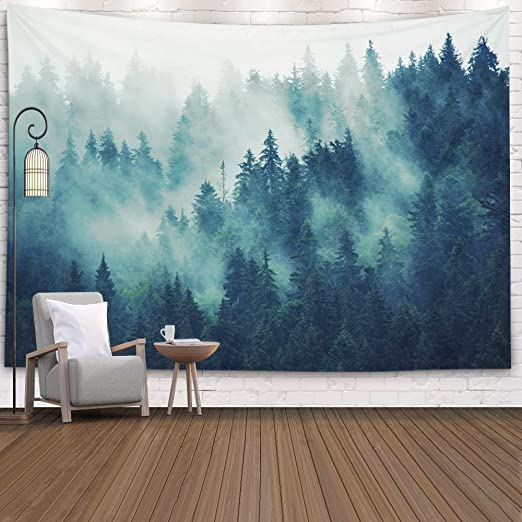 Amazon.com: EMMTEEY Grey Tapestry Wall Hanging,Tapestries Décor .
