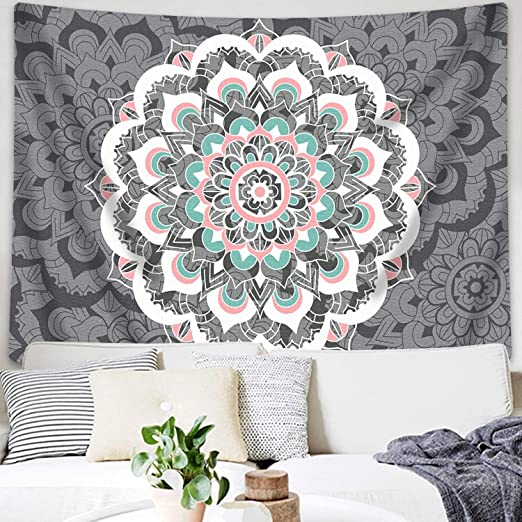 Amazon.com: Sunm Boutique Tapestry Wall Hanging Indian Mandala .