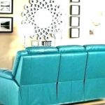 Turquoise Sectional Sofa Teal Leather Couch Dark Blue – norme.