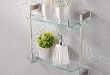 Amazon.com: KES Bathroom Glass Shelf 2 Tier 16-Inch Tempered Glass .