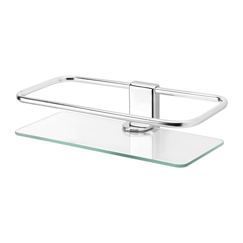 KALKGRUND Shower shelf, chrome plated, 9 ½x2 ¼" - IKEA | Shower .