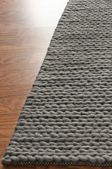 nuLOOM | Chunky Cable Wool Rug - Grey- - 3ft. x 5ft. | HauteLook .