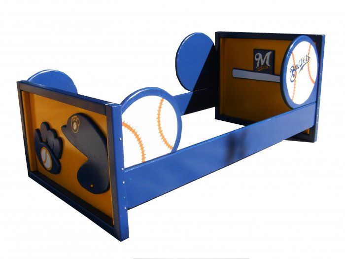 Sports Theme Toddler Bed for Boys Room, Any Sport/Team/Colors .