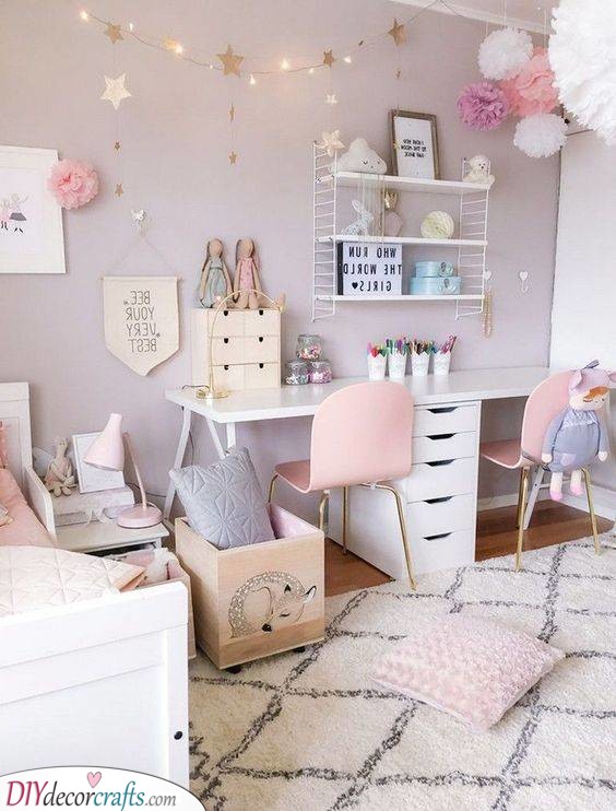 Toddler Girl Bedroom Ideas on a Budget - Little Girl Bedroom Dec