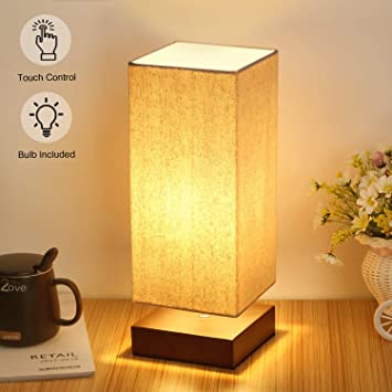 Touch Control Table Lamp Bedside 3 Way Dimmable Touch Desk Lamp .