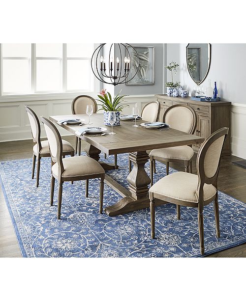 Furniture Tristan Trestle Dining Furniture Collection, Created for .