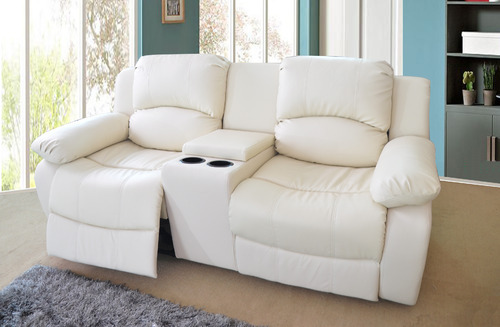 Fabirc & Wooden White Two Seater Recliner Sofa, Rs 48500 /pair I .