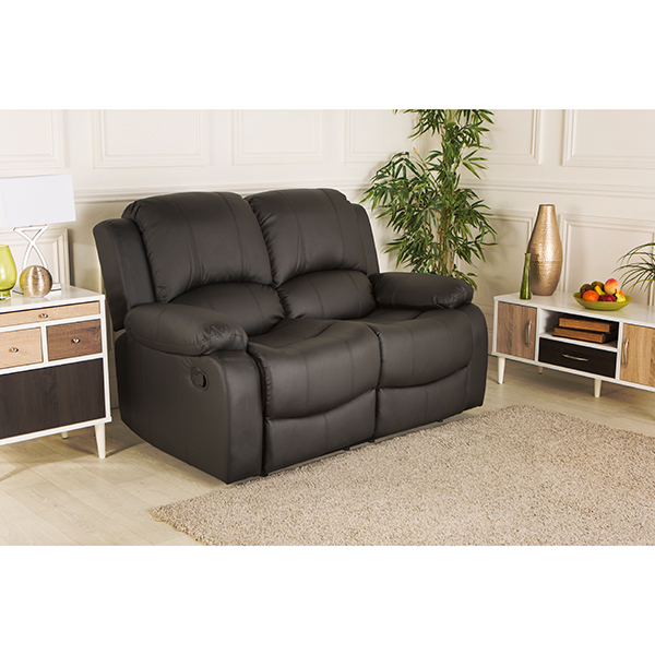 Chicago Bonded Leather Two Seater Recliner Sofa (427620) | Ideal Wor