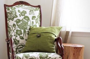 re-upholstered rocking chair- I have one from family, want to make .